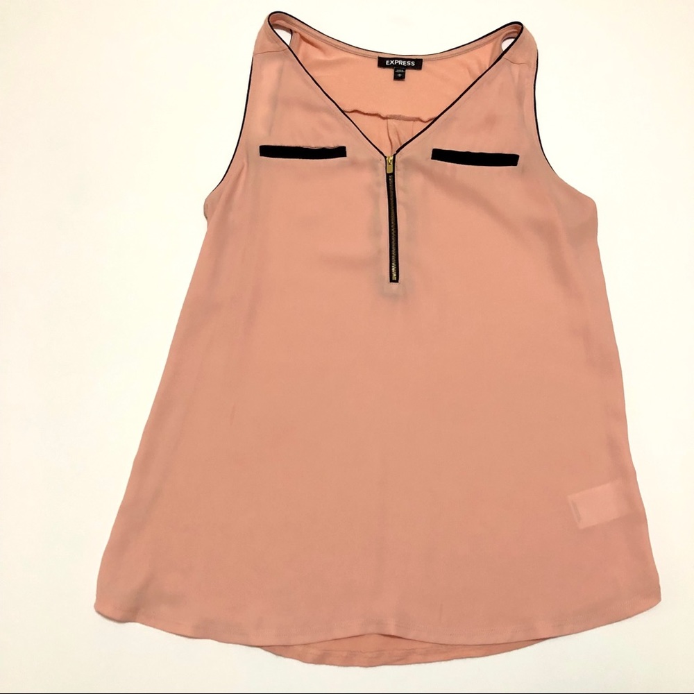 Express Womens Zip Front Tank Top